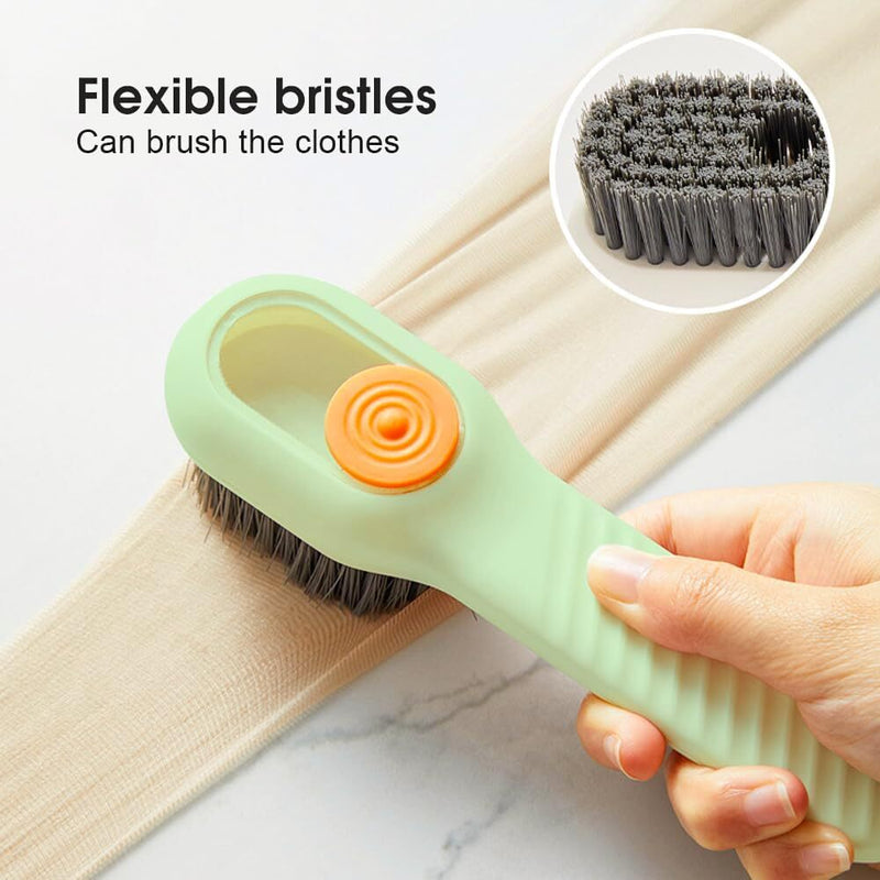 2x Multifunctional Liquid Shoe Brush Cleaners Soap Dispenser Cleaning Brush Payday Deals