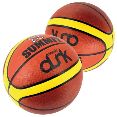 2x Summit Classic Dunk Basketball Indoor Outdoor Sport Game Rubber Ball Size 7