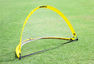 2x Summit Pop Up Teardrop Advance FFA Half Dome Training Football Soccer Goal 2mx1m Payday Deals