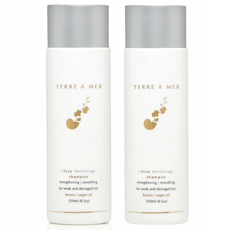 2x TERRE A MER Deep Fortifying Keratin Hair Shampoo Strengthening Smoothing Payday Deals