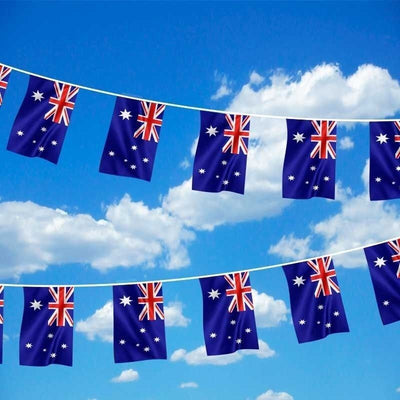 3.6m AUSTRALIA BUNTING FLAG Australian Day Colours Party Banner Flags Decor Payday Deals