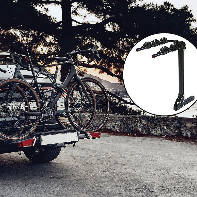 3 Bicycle Bike Rack Hitch Mount Carrier Car Payday Deals