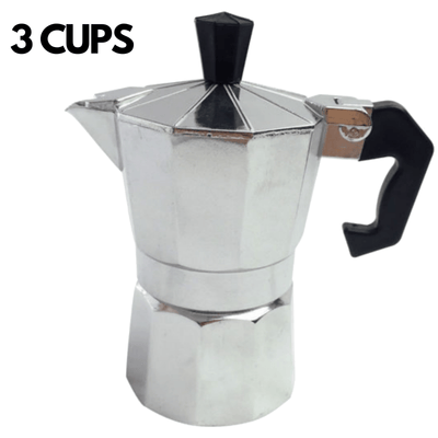 3 Cup Coffee Percolator Moka Espresso Stove Top Maker Perculator Aluminium Stove Top Payday Deals