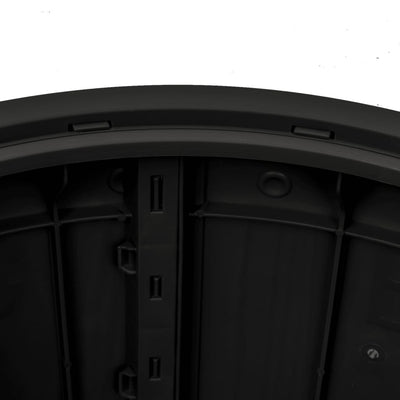 3-in-1 Garden Storage Box Black Polypropylene Payday Deals