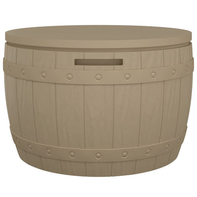 3-in-1 Garden Storage Box Light Brown Polypropylene Payday Deals