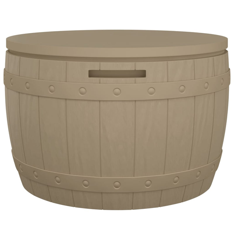 3-in-1 Garden Storage Box Light Brown Polypropylene Payday Deals