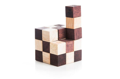 3 individual brainteaser wooden puzzles in a gift wooden box Payday Deals