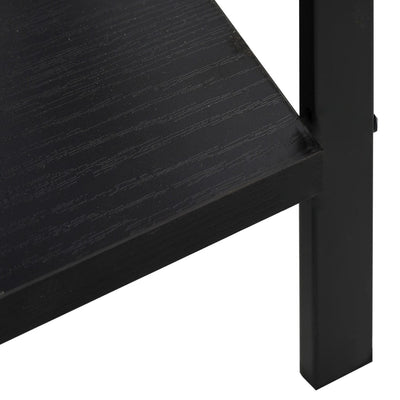 3-Layer Book Shelf Black 60x27.6x90.5 cm Engineered Wood Payday Deals