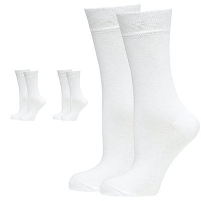 3 Pairs BAMBOO SOCKS Crew Natural Eco Healthy Enviro Unisex Work Business