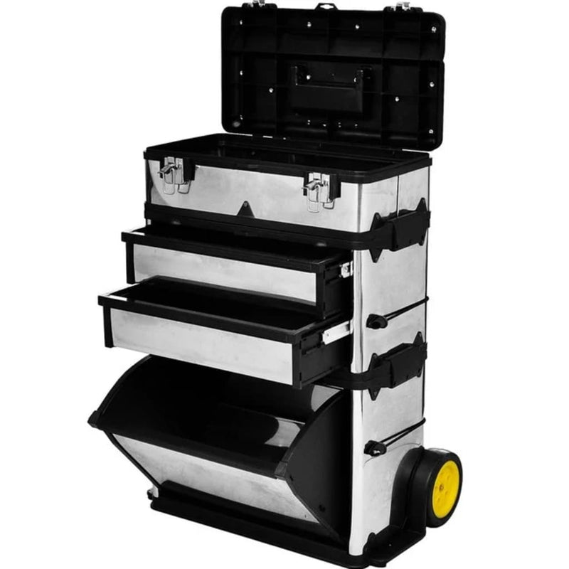 3-Part Rolling Tool Box with 2 Wheels Payday Deals