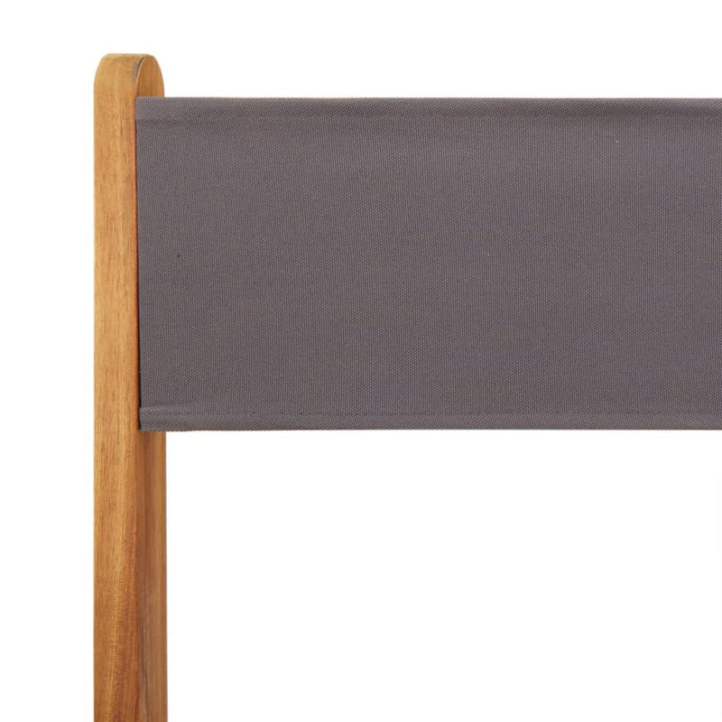 3 Piece Bistro Set Anthracite Fabric and Solid Wood Payday Deals