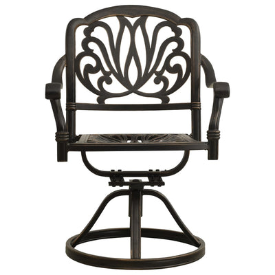 3 Piece Bistro Set Cast Aluminium Bronze Payday Deals
