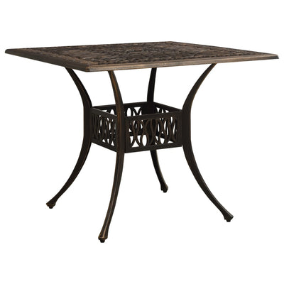 3 Piece Bistro Set Cast Aluminium Bronze Payday Deals
