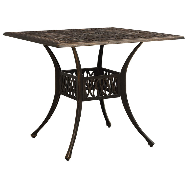 3 Piece Bistro Set Cast Aluminium Bronze Payday Deals