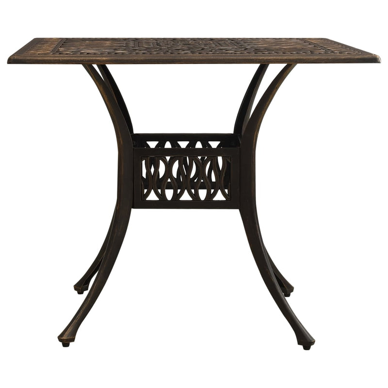 3 Piece Bistro Set Cast Aluminium Bronze Payday Deals