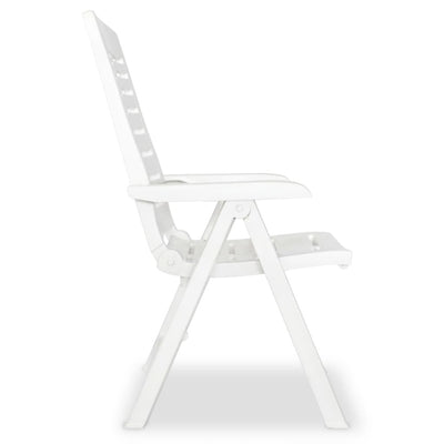 3 Piece Bistro Set Plastic White Payday Deals