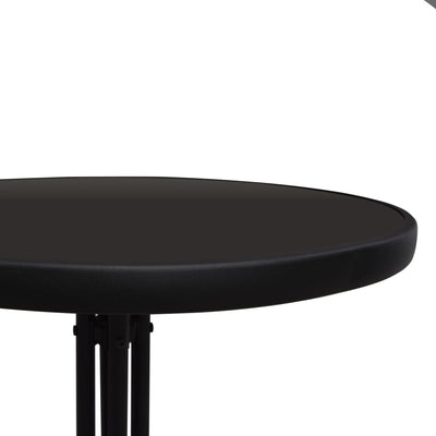 3 Piece Bistro Set PVC Rattan Black Payday Deals