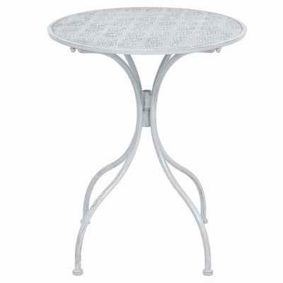 3 Piece Bistro Set Steel Greyish White Payday Deals