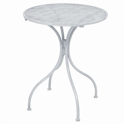 3 Piece Bistro Set Steel Greyish White Payday Deals