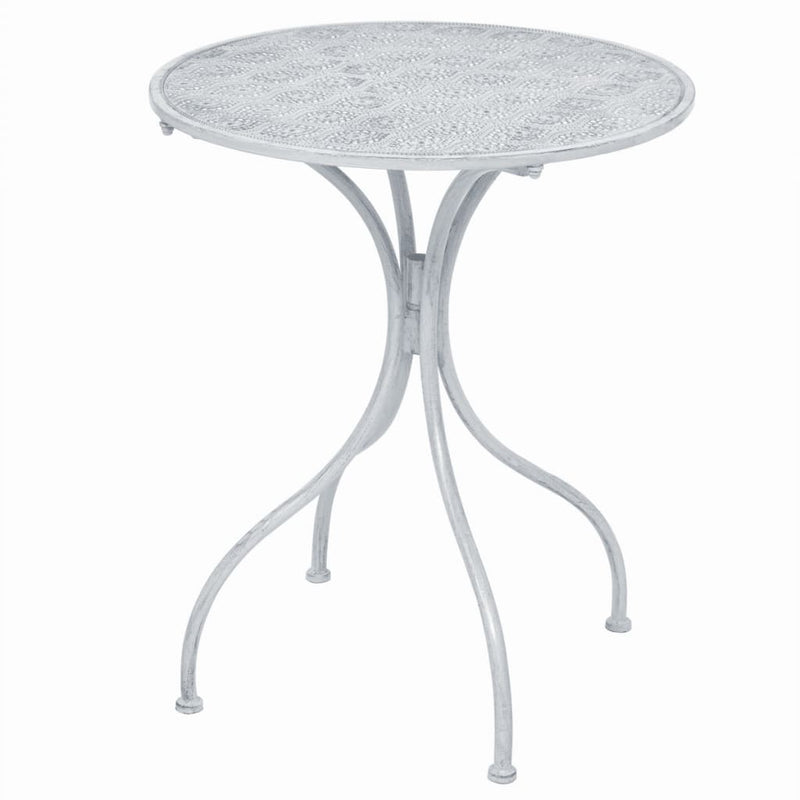 3 Piece Bistro Set Steel Greyish White Payday Deals