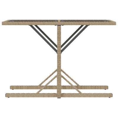 3 Piece Bistro Set with Cushions Mix Beige Poly Rattan Payday Deals