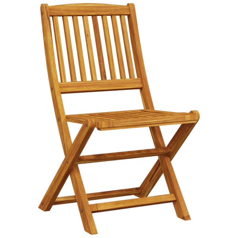3 Piece Folding Bistro Set Solid Wood Acacia Payday Deals
