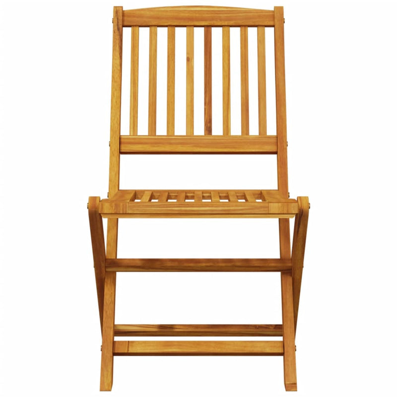3 Piece Folding Bistro Set Solid Wood Acacia Payday Deals