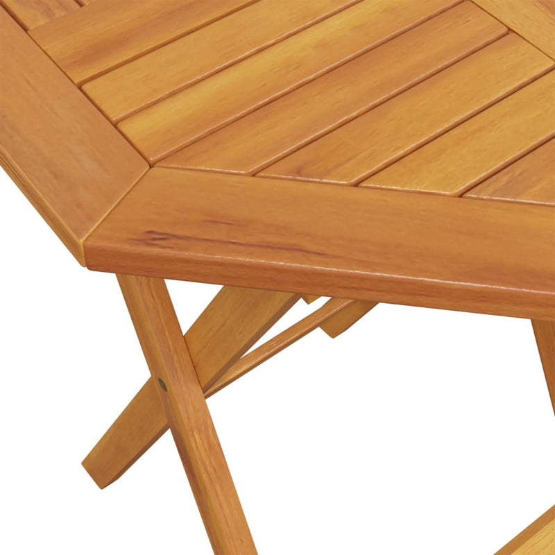 3 Piece Folding Bistro Set Solid Wood Acacia Payday Deals