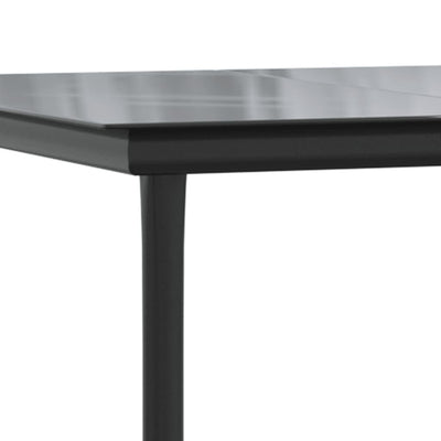 3 Piece Garden Dining Set Black Steel and Textilene Payday Deals