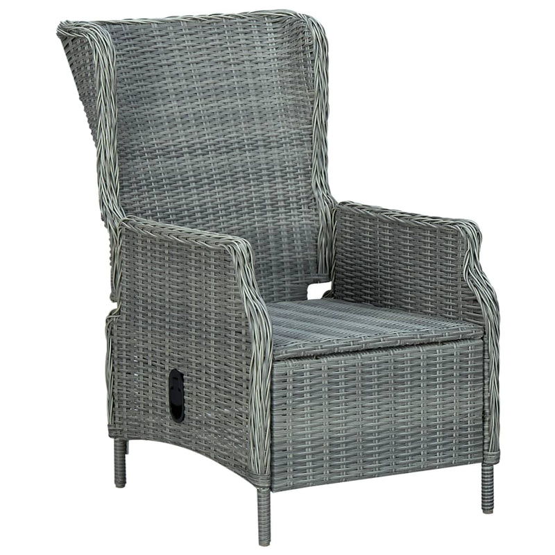3 Piece Garden Dining Set Light Grey Payday Deals