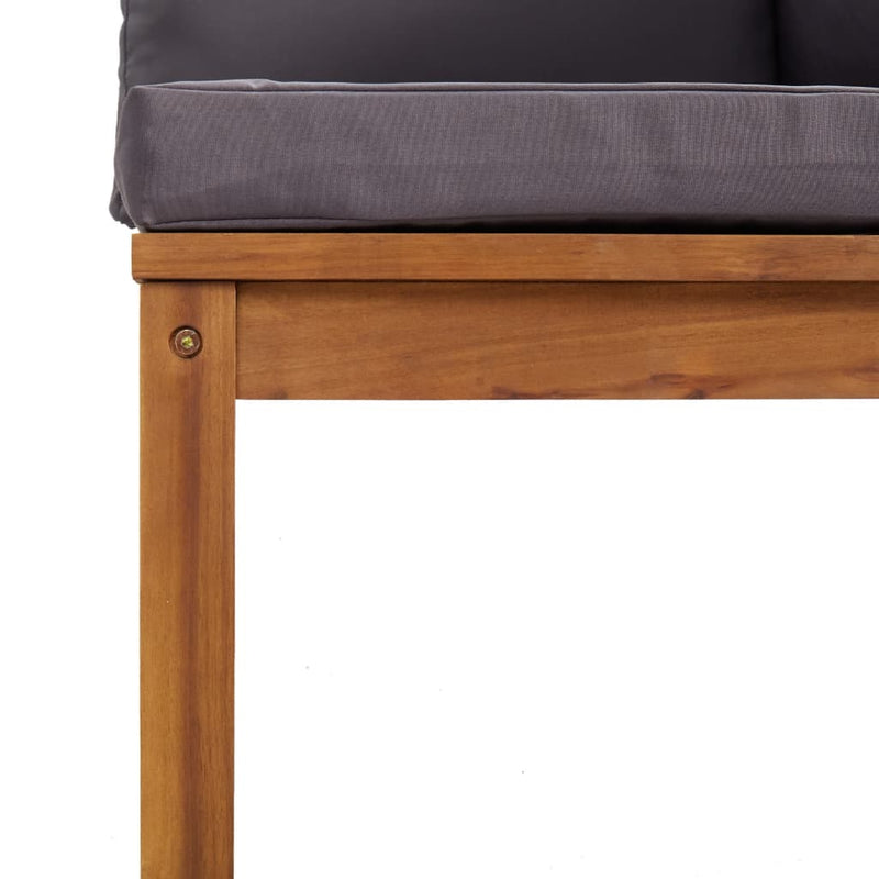 3 Piece Garden Lounge Set with Cushion Solid Acacia Wood Payday Deals