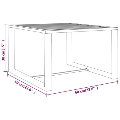 3 Piece Garden Lounge Set with Cushions Aluminium Anthracite Payday Deals