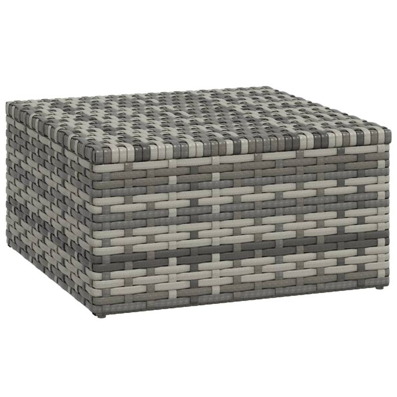 3 Piece Garden Lounge Set with Cushions Grey Poly Rattan Payday Deals