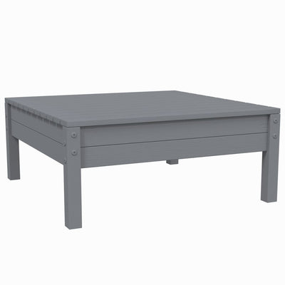 3 Piece Garden Lounge Set with Cushions Grey Solid Pinewood Payday Deals