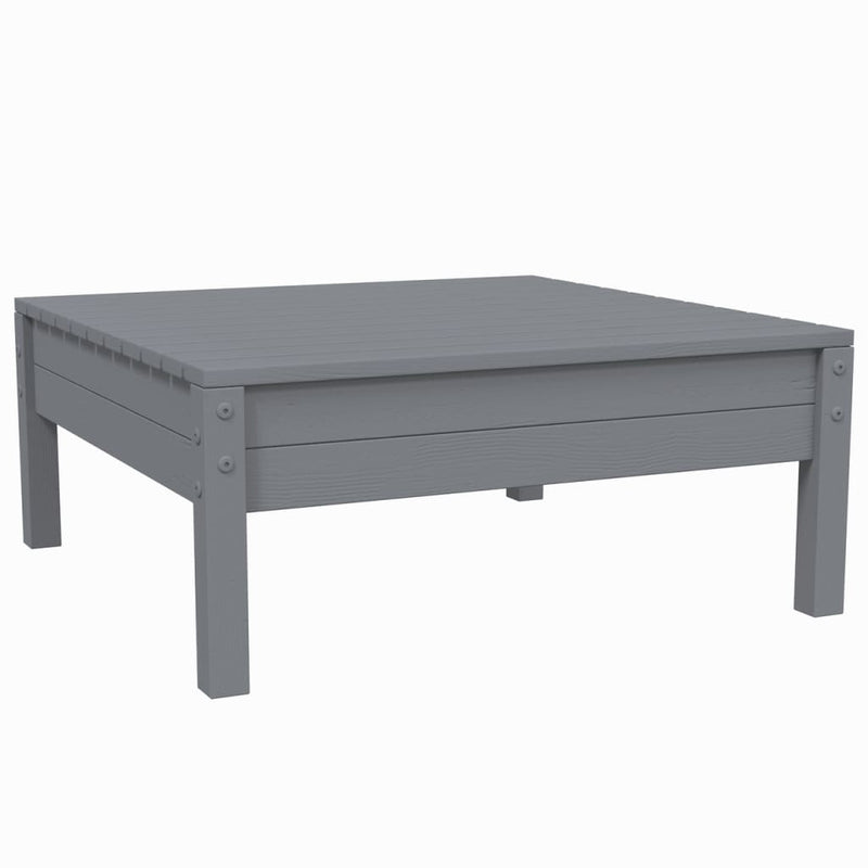 3 Piece Garden Lounge Set with Cushions Grey Solid Pinewood Payday Deals