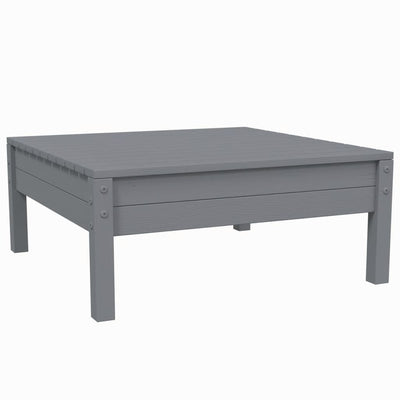 3 Piece Garden Lounge Set with Cushions Grey Solid Pinewood Payday Deals