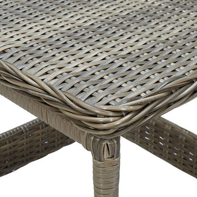 3 Piece Garden Lounge Set with Cushions Poly Rattan Brown Payday Deals