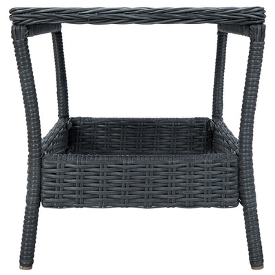 3 Piece Garden Lounge Set with Cushions Poly Rattan Dark Grey Payday Deals