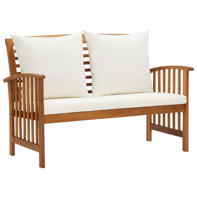 3 Piece Garden Lounge Set with Cushions Solid Acacia Wood Payday Deals