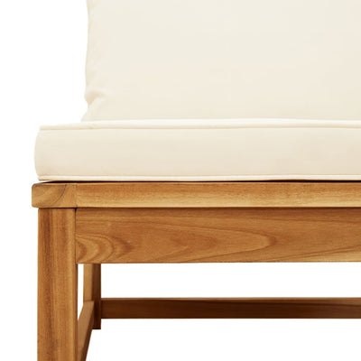 3 Piece Garden Lounge Set with Cushions Solid Wood Acacia Payday Deals