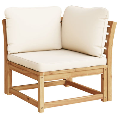3 Piece Garden Lounge Set with Cushions Solid Wood Acacia Payday Deals