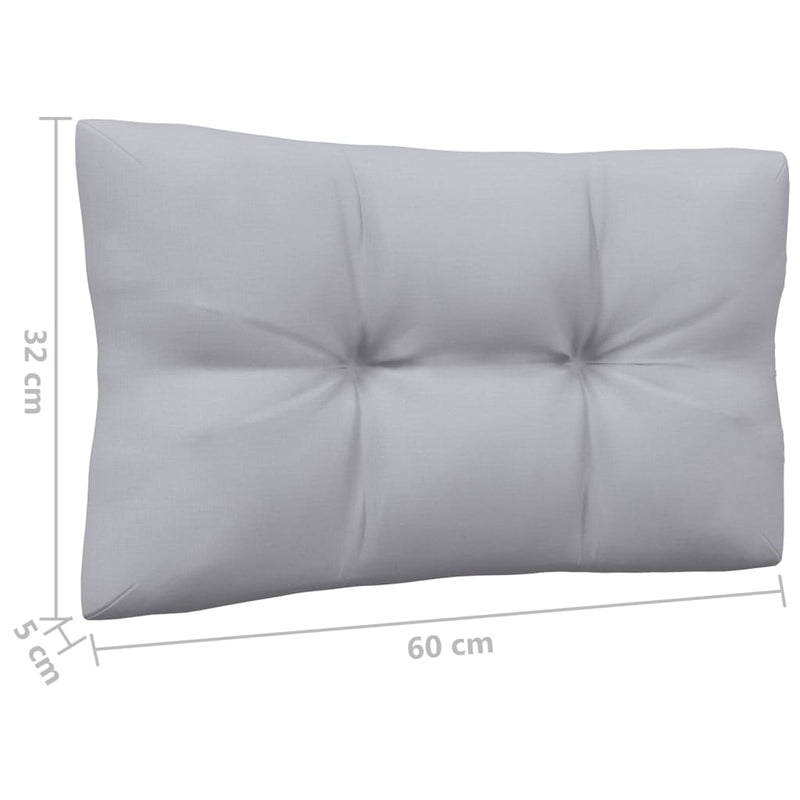 3 Piece Garden Lounge Set with Grey Cushions Pinewood Payday Deals