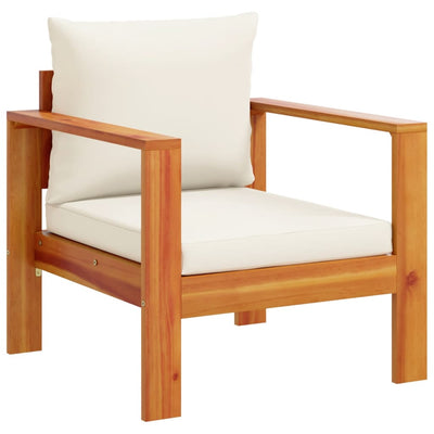 3 Piece Garden Sofa Set with Cushions Solid Wood Acacia Payday Deals
