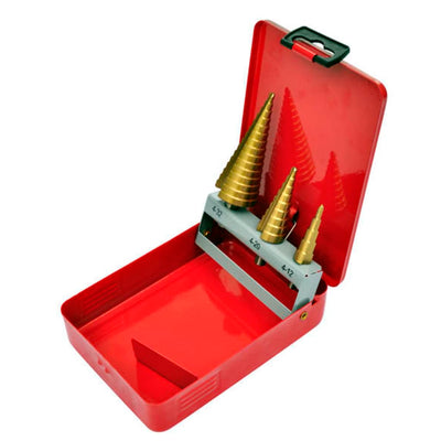 3-Piece HSS Step Drill Set Payday Deals