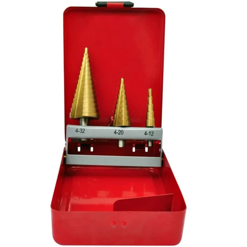 3-Piece HSS Step Drill Set Payday Deals