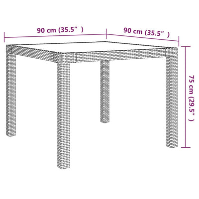 3 Piece Outdoor Dining Set with Cushions Poly Rattan Black Payday Deals