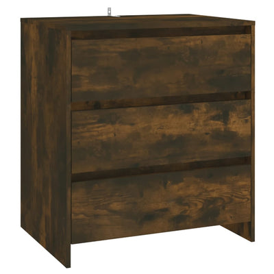 3 Piece Sideboard Smoked Oak Engineered Wood Payday Deals