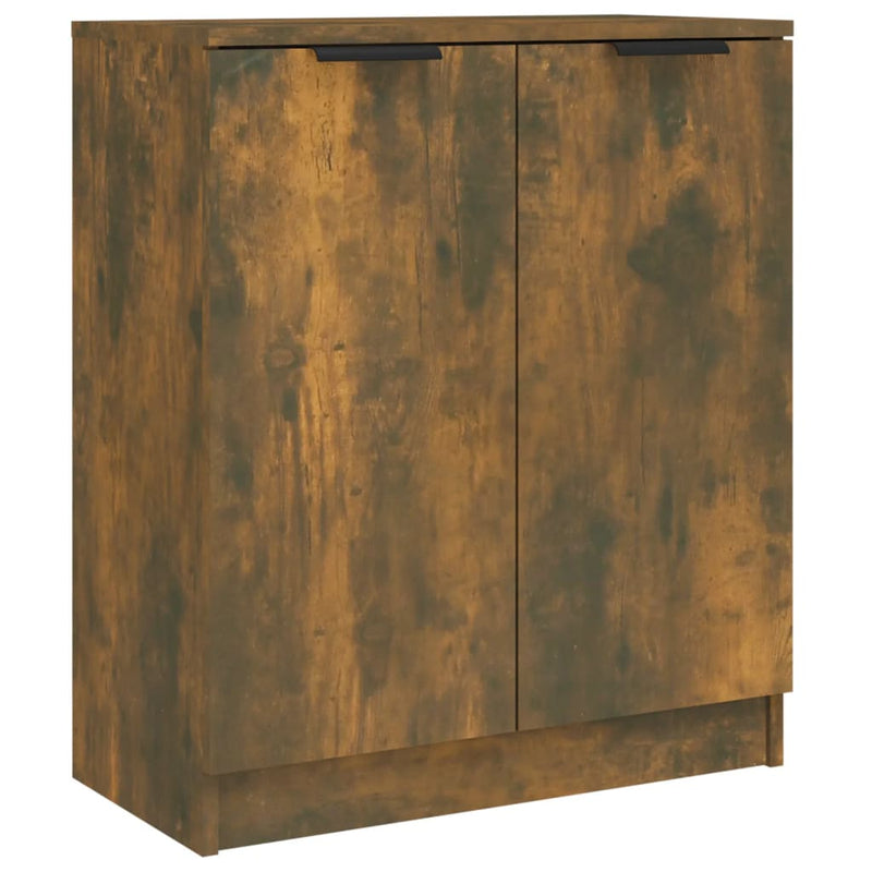 3 Piece Sideboards Smoked Oak Engineered Wood Payday Deals