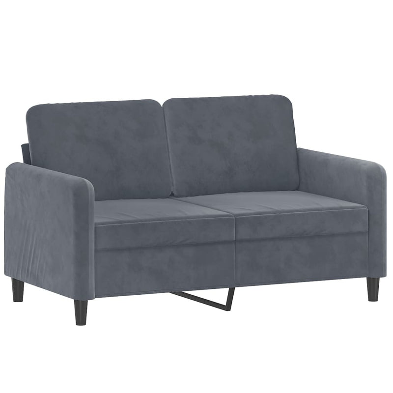 3 Piece Sofa Set Dark Grey Velvet Payday Deals