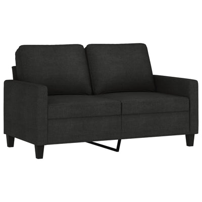 3 Piece Sofa Set with Cushions Black Fabric Payday Deals